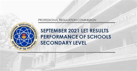 let result 2021|LET Results September 2021: Performance of Schools, Top .